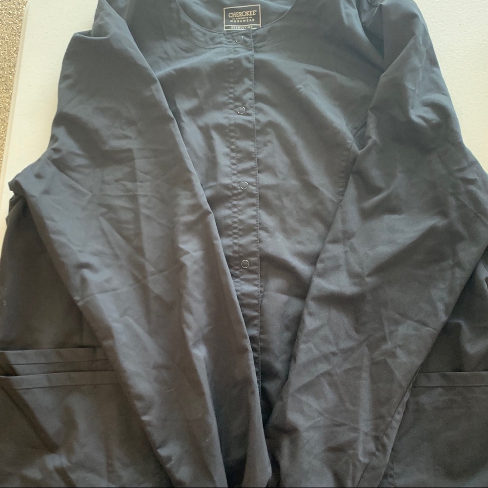 Black Scrub Jacket